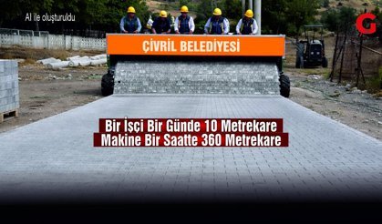 Çivril’de 2026 Yol Hamlesi Başlıyor: Belediye 3 Milyonluk Parke Makinesi Aldı