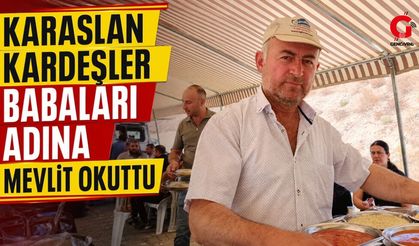 Karaslan Kardeşler Babaları Adına Mevlit Okuttu