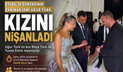 Çivril İş Dünyasının Tanınan İsmi Uğur Türk, Kızını Nişanladı
