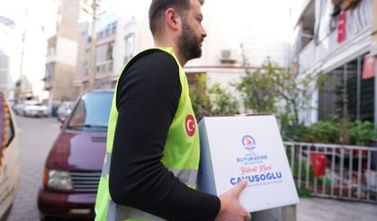 Büyükşehir online gıda kolisi desteğini sürdürüyor