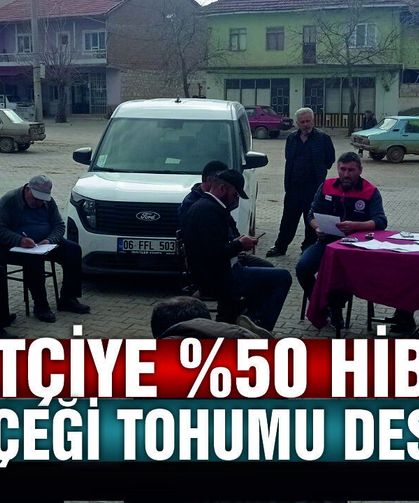 Çivril’de Ayçiçeği Üreticisine %50 Hibeli Tohum Desteği