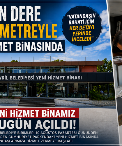 Çivril Belediyesi Yeni Hizmet Binasında Hizmete Başladı