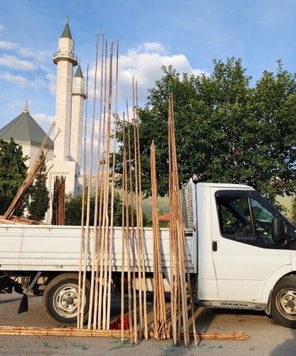 Çivril’de Ceviz Hasadı Mesaisi Başladı: Sırıklar Pazara İndi