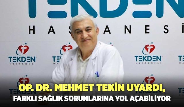Op. Dr. Mehmet Tekin Uyardı, Tiroid Bezine Dikkat