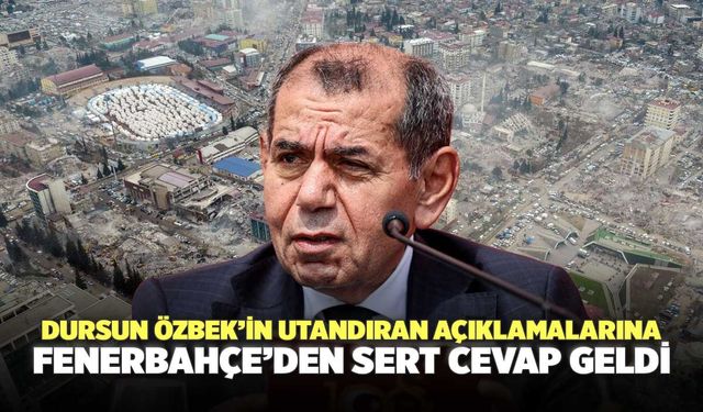 Dursun Özbek'in Utandıran Açıklamalarına Fenerbahçe'den Sert Cevap