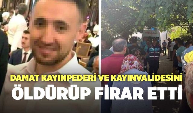 Damat Kayınpederi Ve Kayınvalidesini Öldürdü