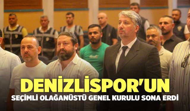 Denizlispor'un Seçimli Olağanüstü Genel Kurulu Sona Erdi
