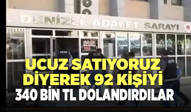 Denizli'de  340 Bin Liralık Vurgun