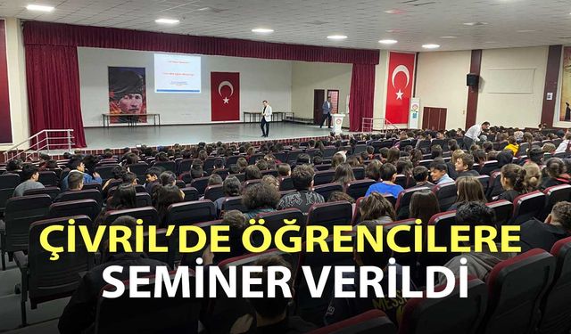 ÇİVRİL'DE ÖĞRENCİLERE STRESLE MÜCADELE SEMİNERİ VERİLDİ