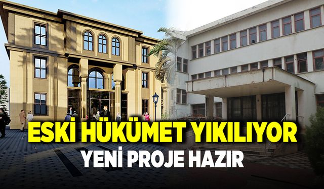 Çivril Hükümet Konağı yıkılıyor