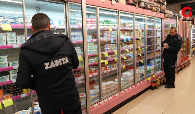 ÇİVRİL’DE ZABITA EKİPLERİ FİYAT VE ETİKET DENETİMİ YAPTI