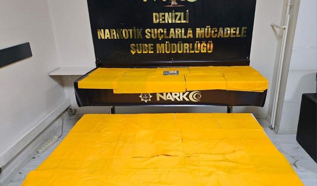 ÇİVRİL'DE 22 MİLYON LİRALIK ZEHİR YAKALANDI
