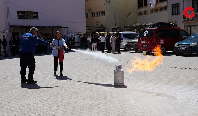 Belediye Personeline Afet Eğitimi Verildi