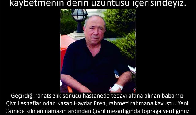 Eren Ailesi Babalarını Kaybetti