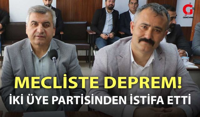 Mecliste deprem! İki üye partisinden istifa etti