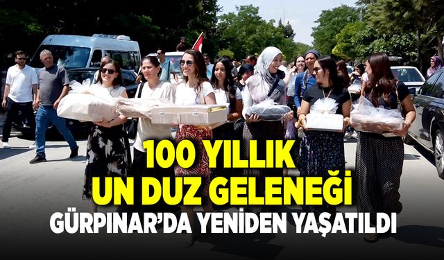 Çivril'de Yüzyıllık “Un-Duz” Geleneği Yaşatıldı