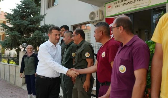 Kaymakam Fatih Cıdıroğlu’ndan Orman Şefliklerine Anlamlı Ziyaret
