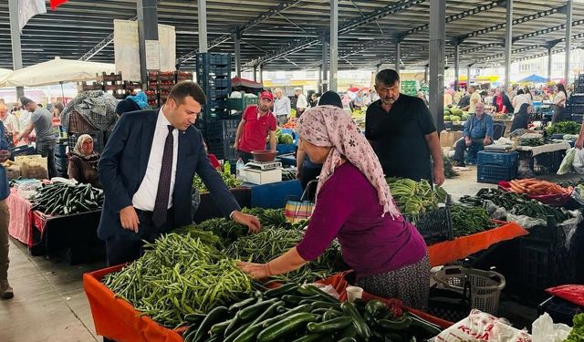 Kaymakam Esnaf ve Pazar Ziyareti Yaptı