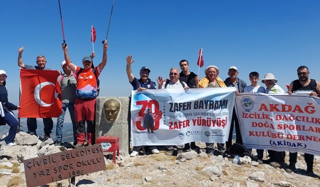 Akdağ Zafer Yürüyüşü Tamamlandı