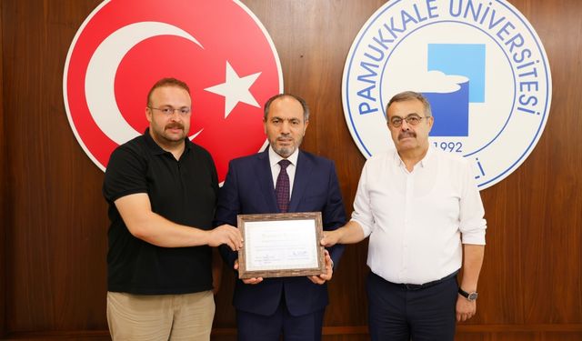 PAÜ Rektörü Güngör Hayırsever İş İnsanına Teşekkür Etti