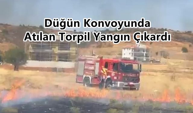 Düğün Konvoyundan Atılan Torpil Yangına Neden Oldu