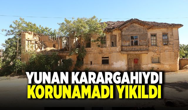 Çivril'de Korunması Gereken Tarihi Yapı Yıkıldı