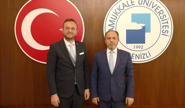 Başkan Dere PAÜ Rektörü Güngör İle Bir Araya Geldi