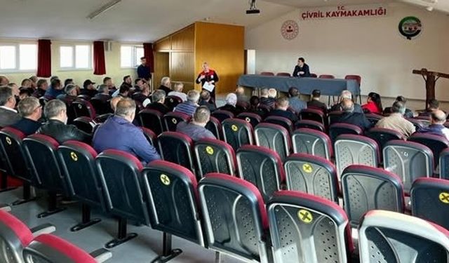 Kaymakam Muhtarlarla TÜKAS Toplantısı Yaptı