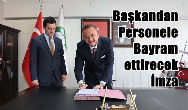 Başkan Semih Dere'den Bayram Ettirecek İmza
