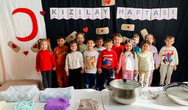 Özel Mucizeler Anaokulu Kızılay Haftasını Kutladı