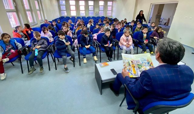 Öğrenciler "Tabletsiz Bir Hafta" Projesinde Masalla Buluştu