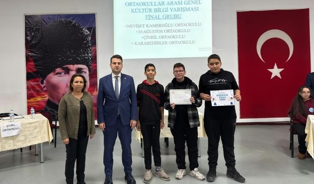 Çivril’de Öğrenciler Genel Kültür Bilgi Yarışmasında Ter Döktü