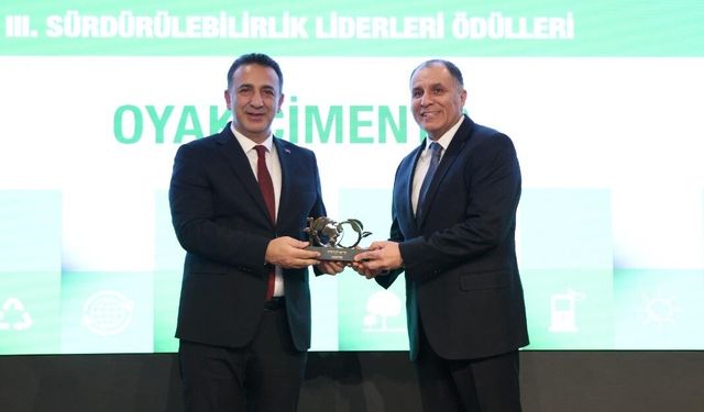 OYAK Çimento’ya “Sürdürülebilirlik Liderleri” Ödülü