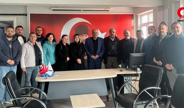 CHP Teşkilatından Esnaf Odası’na Hayırlı Olsun Ziyareti