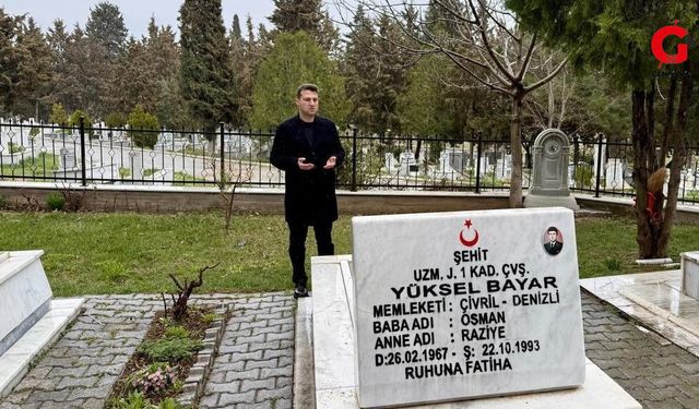 Kaymakam Cıdıroğlu’ndan Arefe Günü Şehitlik Ziyareti