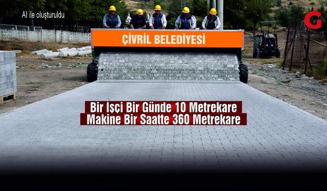 Çivril’de 2026 Yol Hamlesi Başlıyor: Belediye 3 Milyonluk Parke Makinesi Aldı