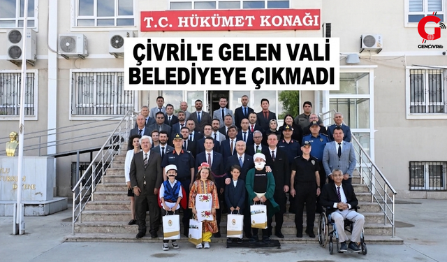 Vali Çivril’e Geldi Belediyeye Gelmedi
