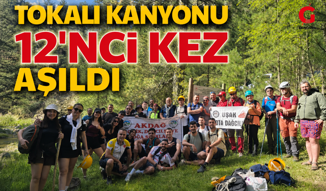 Tokalı Kanyonu 12'nci Kez Aşıldı