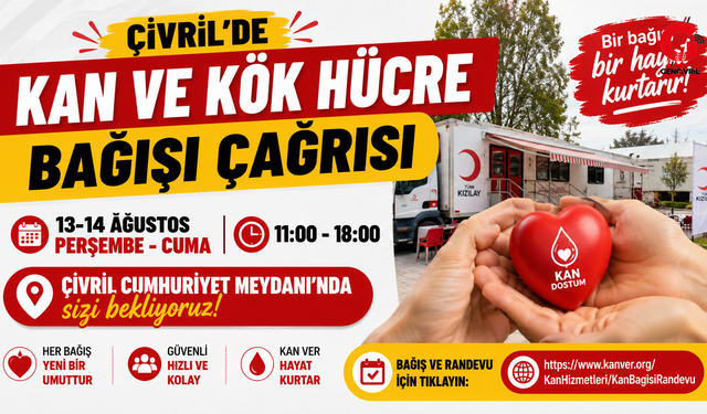 Çivril’de kan ve kök hücre bağışı çağrısı