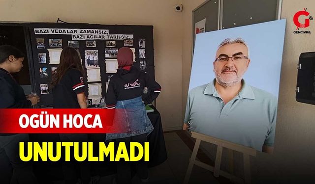 Ogün Öğretmen İçin Anma Düzenlendi