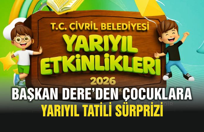 Başkan Dere’den Çocuklara Yarıyıl Tatili Sürprizi