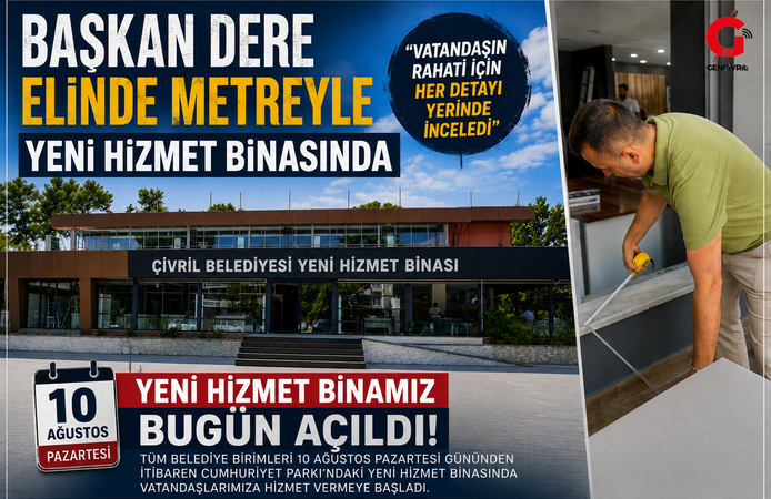 Çivril Belediyesi Yeni Hizmet Binasında Hizmete Başladı