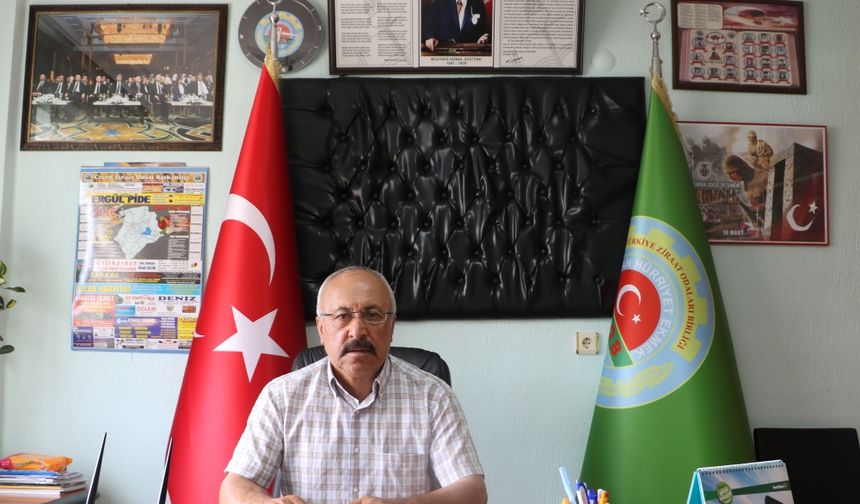 Ziraat Odası Başkanı Dünya Çiftçiler Gününü Kutladı