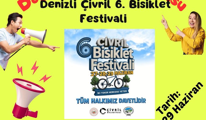 Çivril Belediyesi Geleneksel Bisiklet Festivaline Hazırlanıyor
