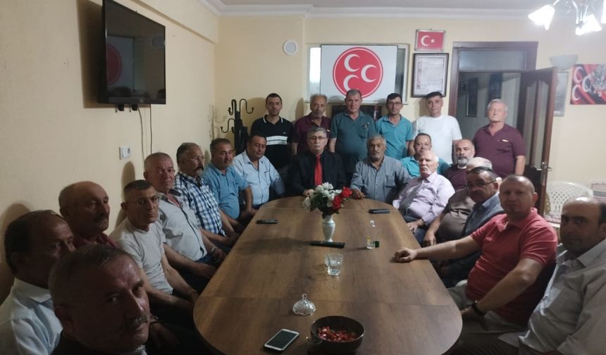 Çivril MHP Yeni Yönetimi Yeni Binasında Toplandı