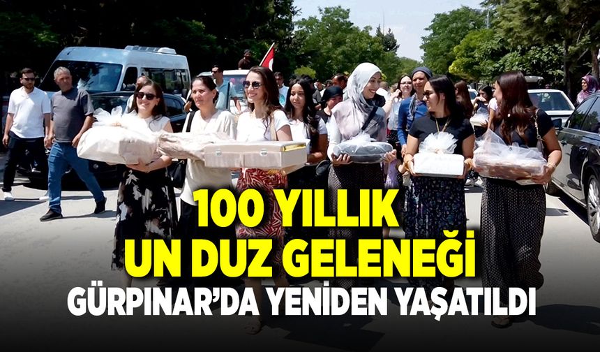 Çivril'de Yüzyıllık “Un-Duz” Geleneği Yaşatıldı