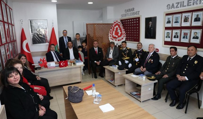 Kaymakam ve Başkan Şehit Yakınları İle Bir Araya Geldi