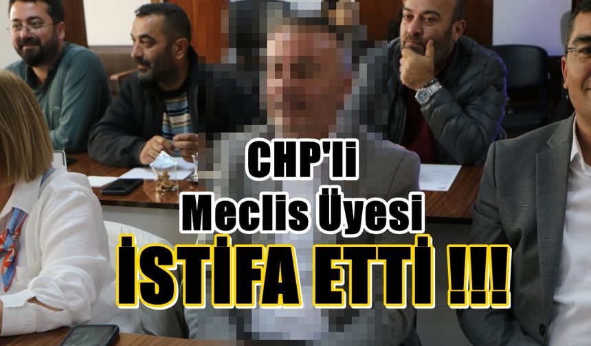 CHP'Lİ Meclis Üyesi Görevlerinden İstifa Etti