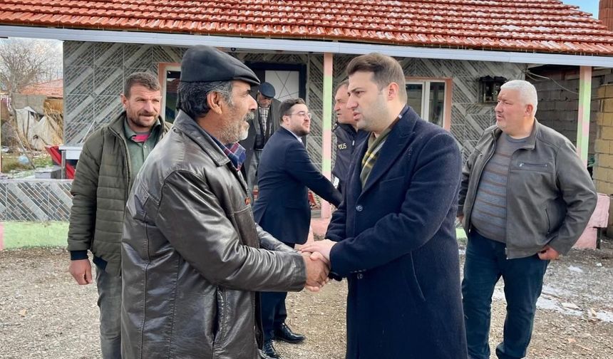 Kaymakam Cıdıroğlu’ndan Akgöz Ailesine Taziye Ziyareti