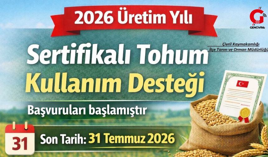 Çivril’de 2026 Sertifikalı Tohum Desteği Başvuruları Başladı